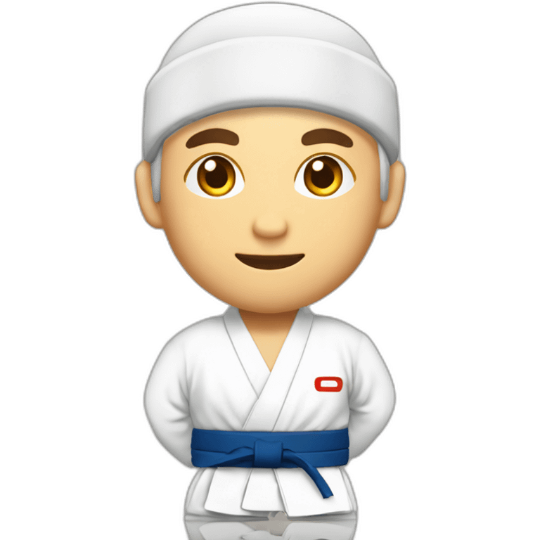 Judoanzug mit Gesicht emoji