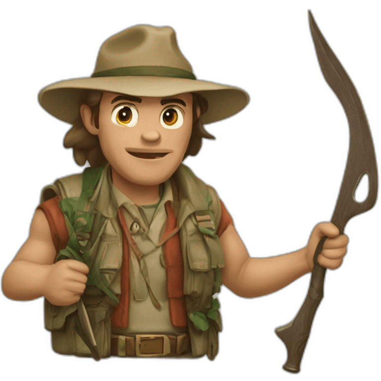 Van pelt Jumanji hunter emoji