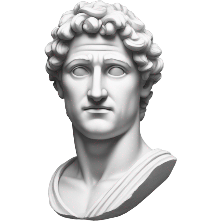 Greek statue handsome emoji