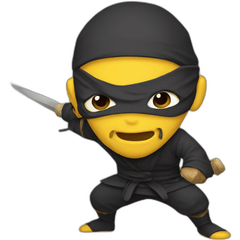 pukeing ninja emoji