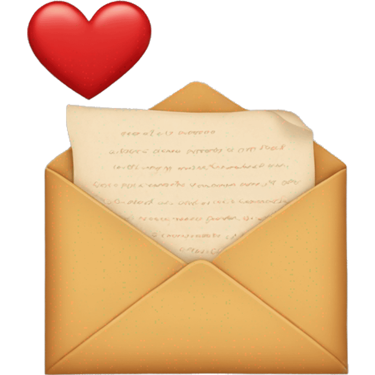 Love letter emoji