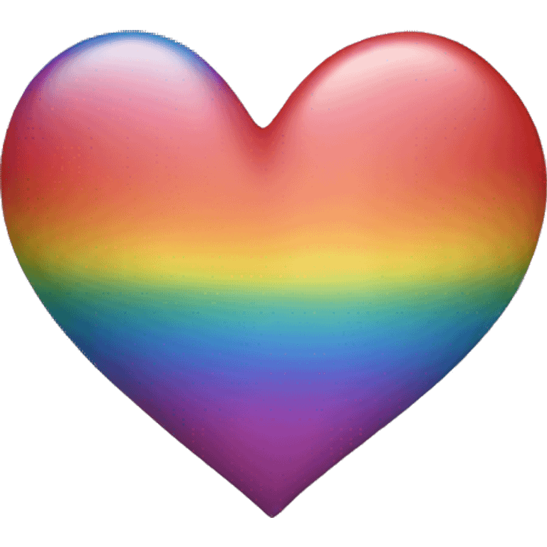 Rainbow heart emoji