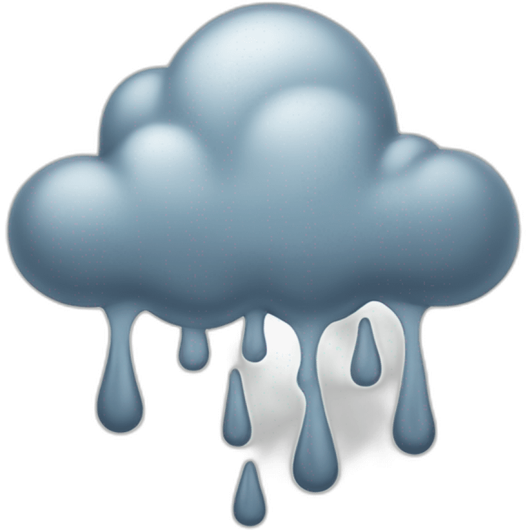 Nuage pluie emoji