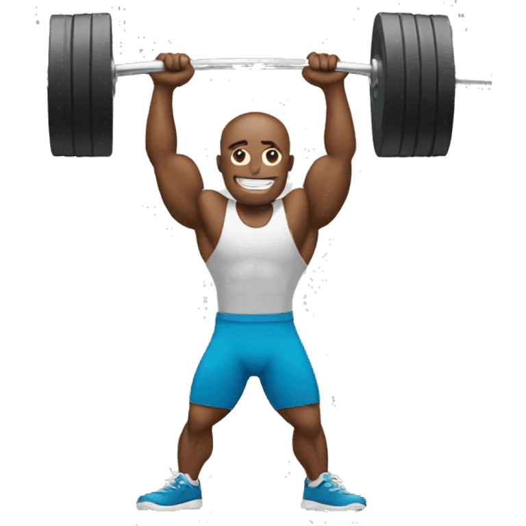 lifting weights emoji