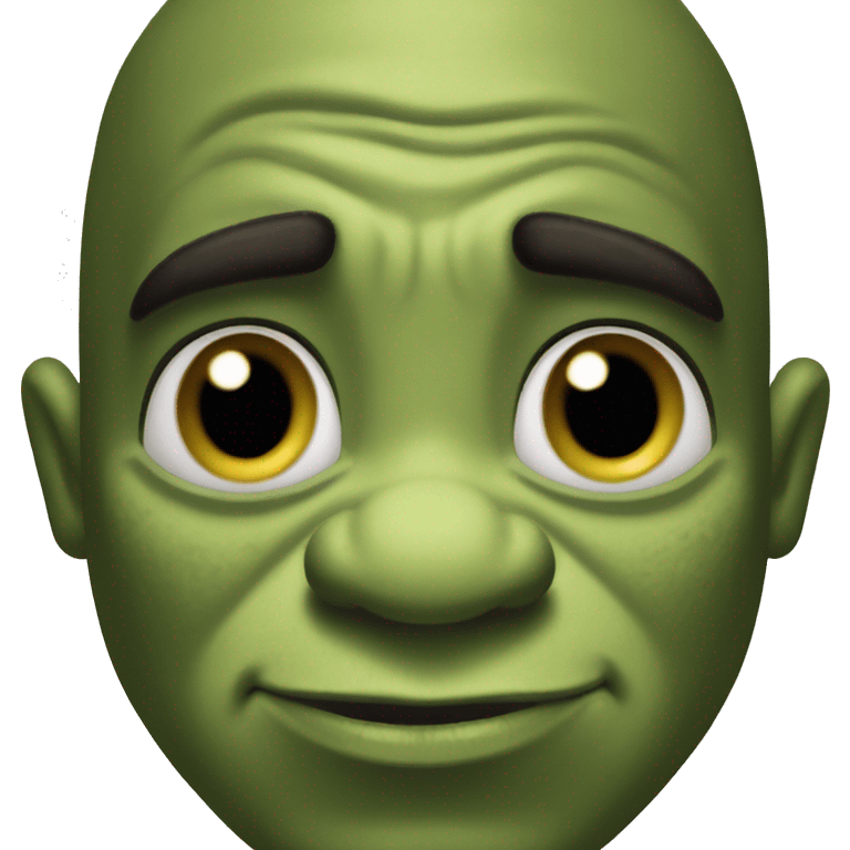 Shrek with black nails emoji