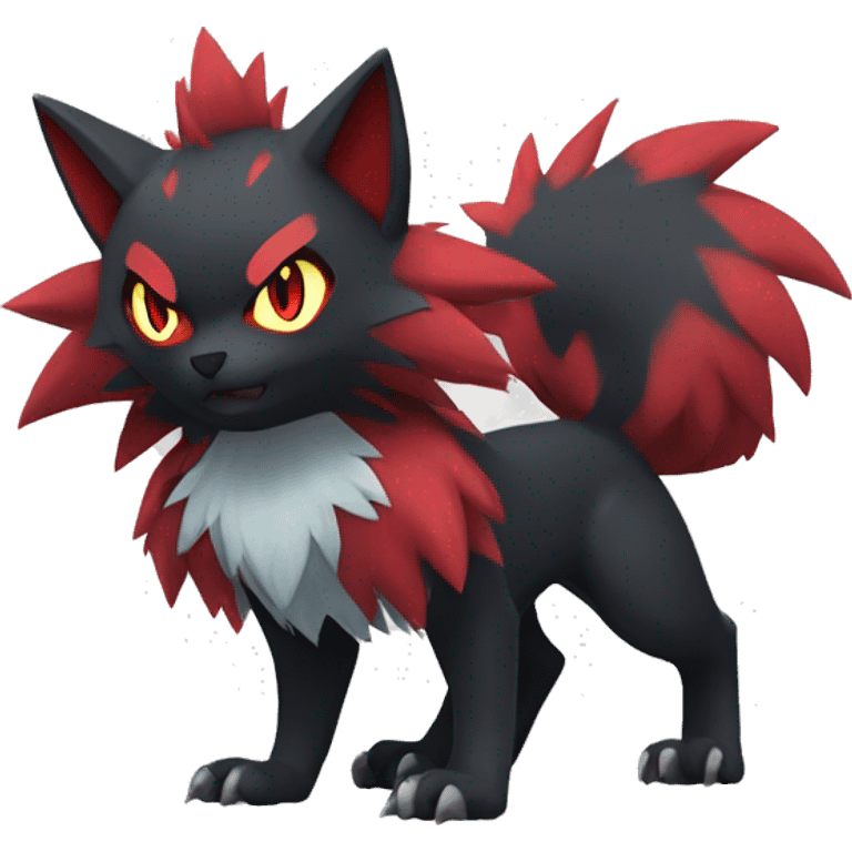 Litten-Zoroark full body emoji