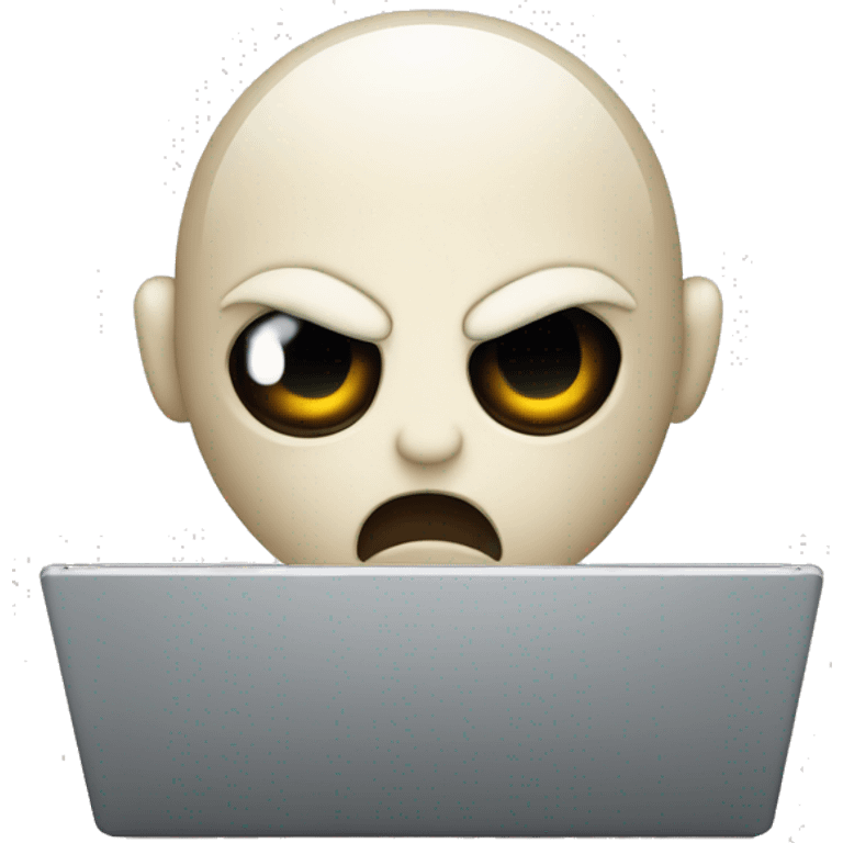 Moby with evil laptop emoji