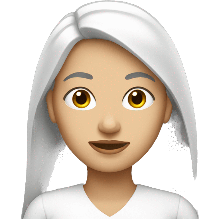 Mujer de piel blanca emoji