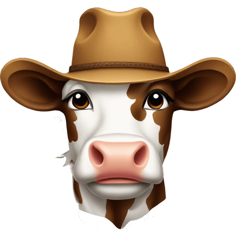 Cowboy cow emoji