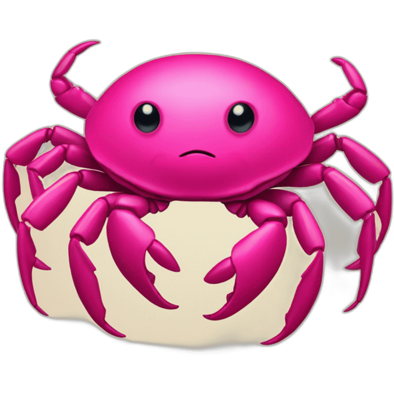 Hot Pink Crab emoji