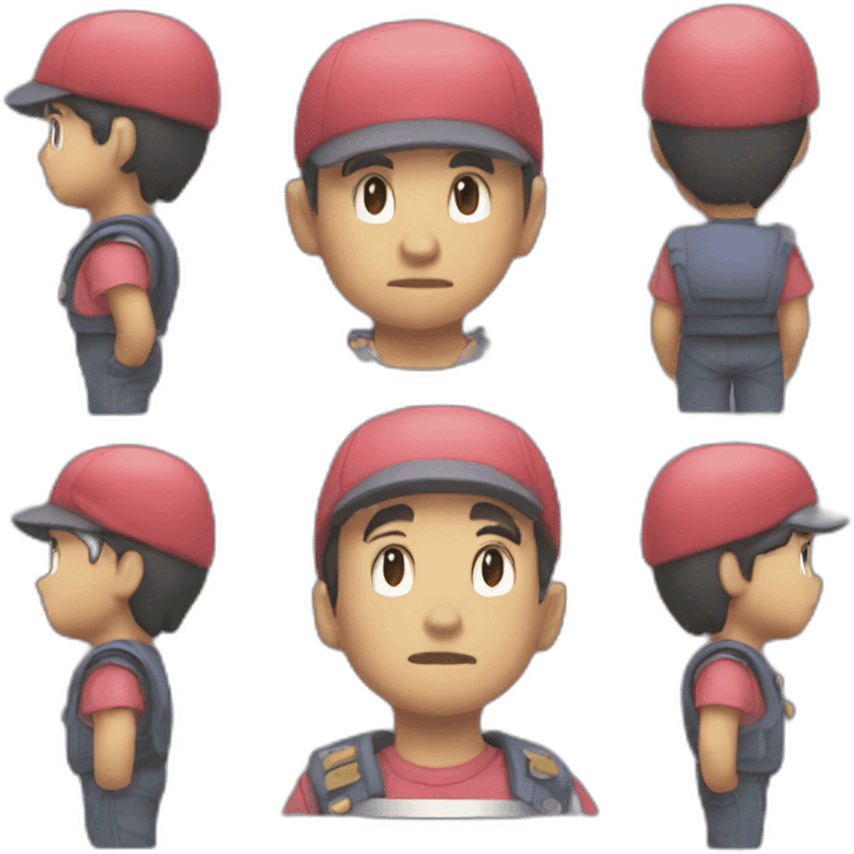 Ness from EarthBound emoji