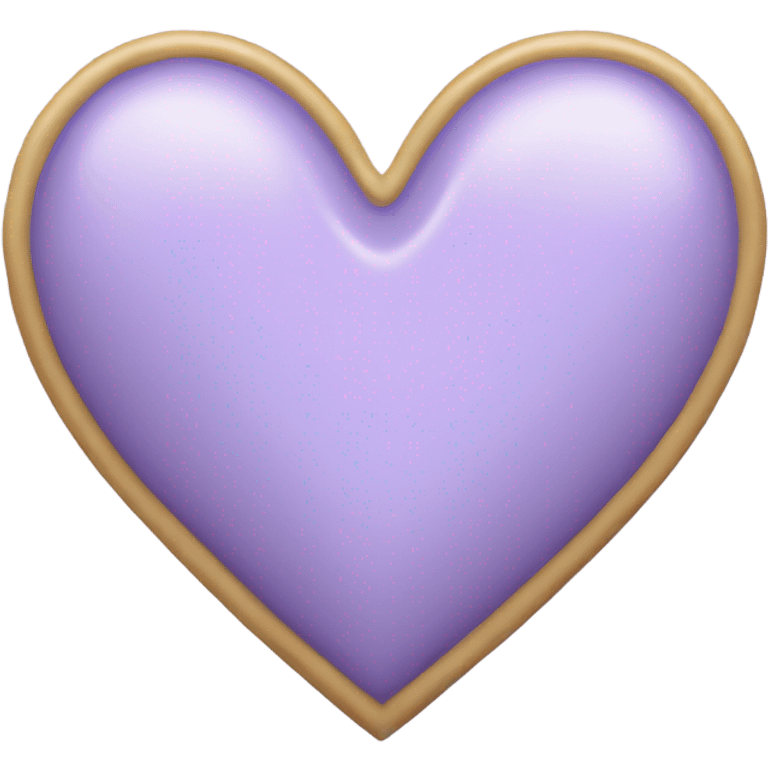 Light lavender heart emoji