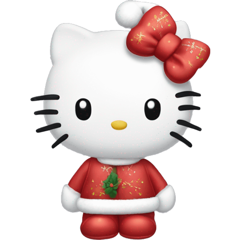 Hello kitty Christmas  emoji