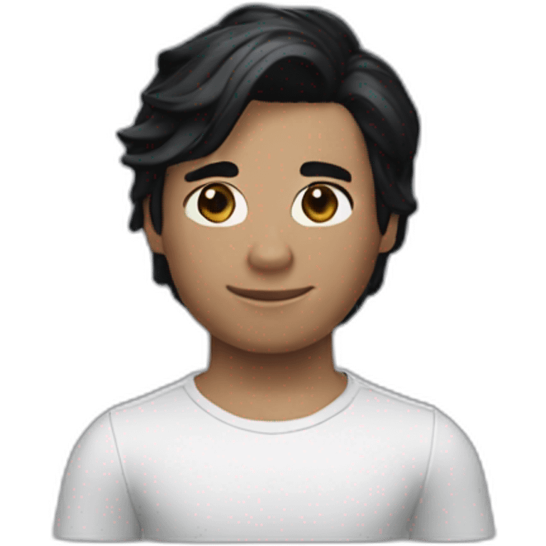 Spider-Man black hair White skin  emoji