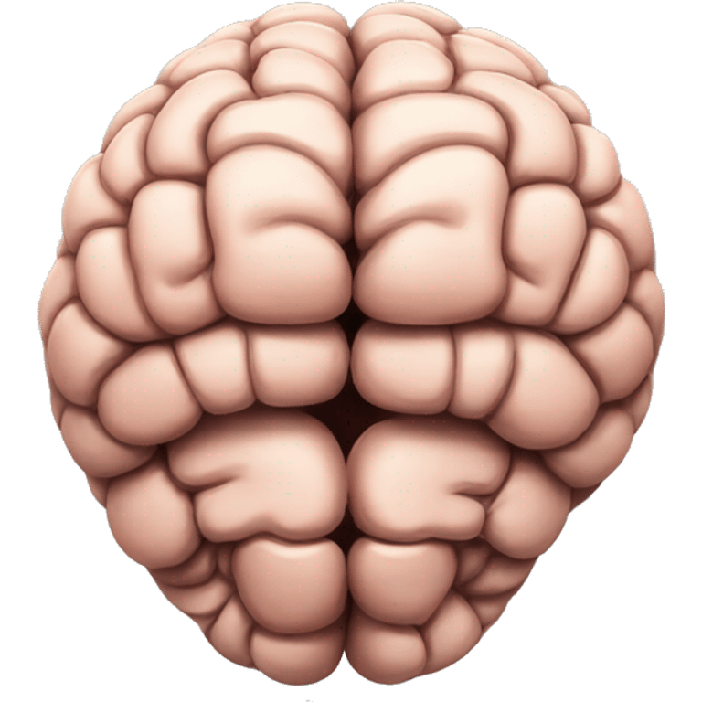 Brain with muscles emoji