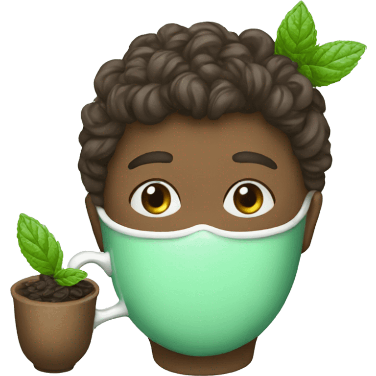 tea mint  emoji