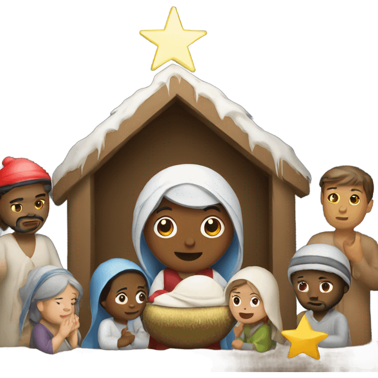 christmas nativity  emoji