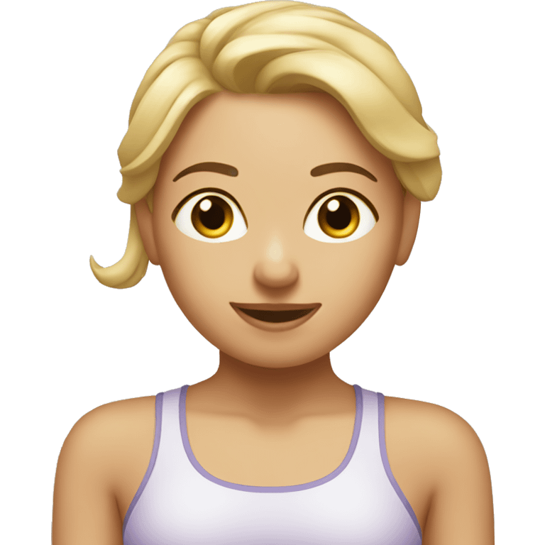 pilates girl emoji