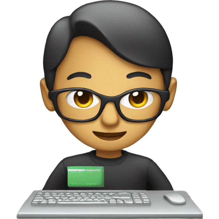 Programer with a Computer emoji