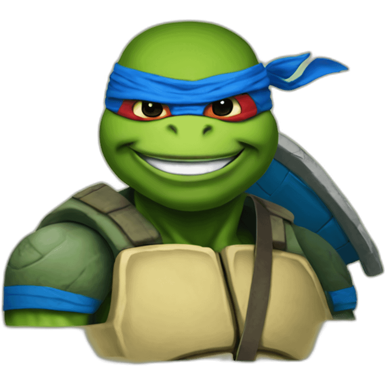 Leonardo tmnt emoji