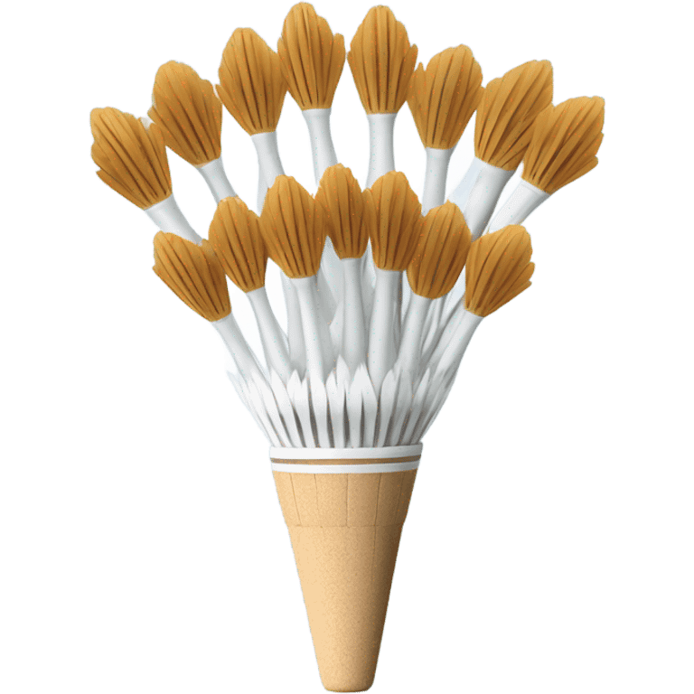 badminton shuttlecock emoji