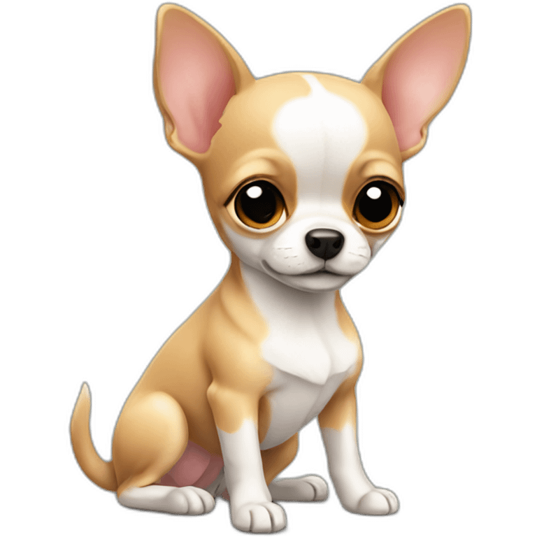 Cute little Chihuahua   emoji