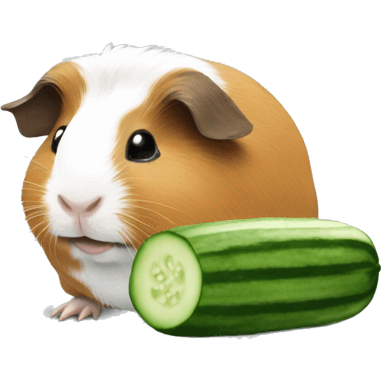 Guinea pig eat cucumber emoji