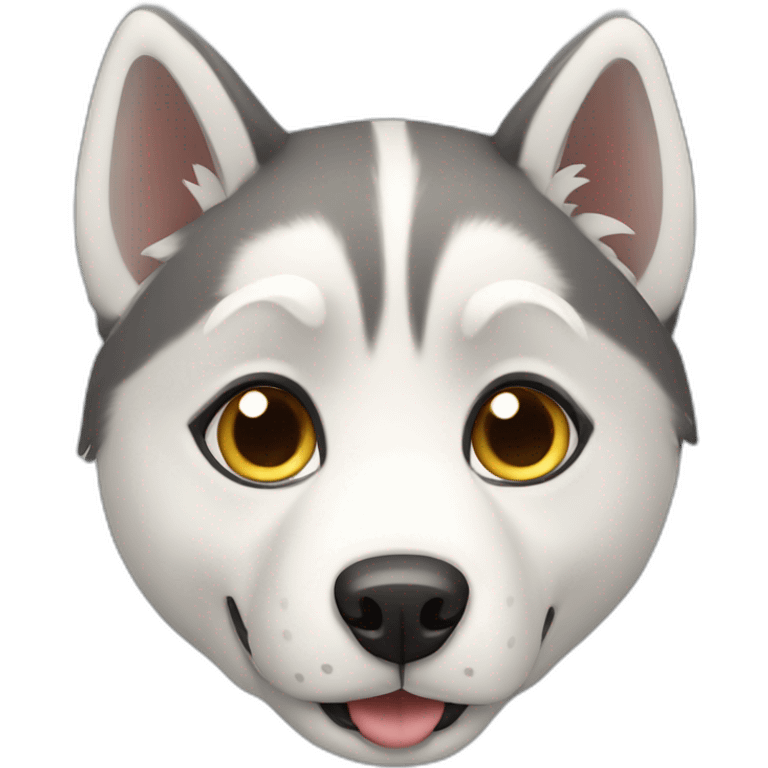 Husky dog emoji