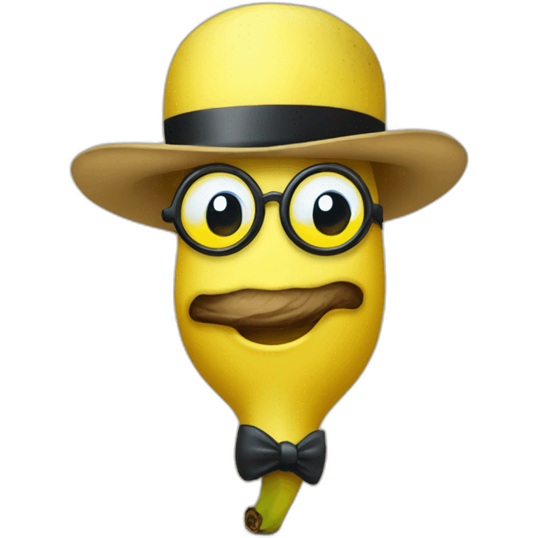 monocle banana chap emoji