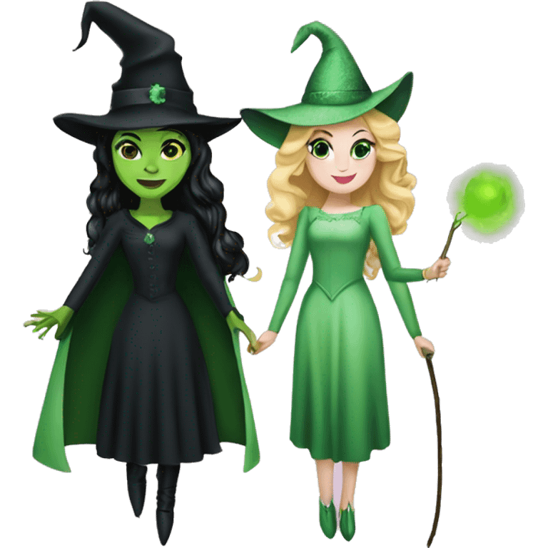 elphaba and glinda emoji