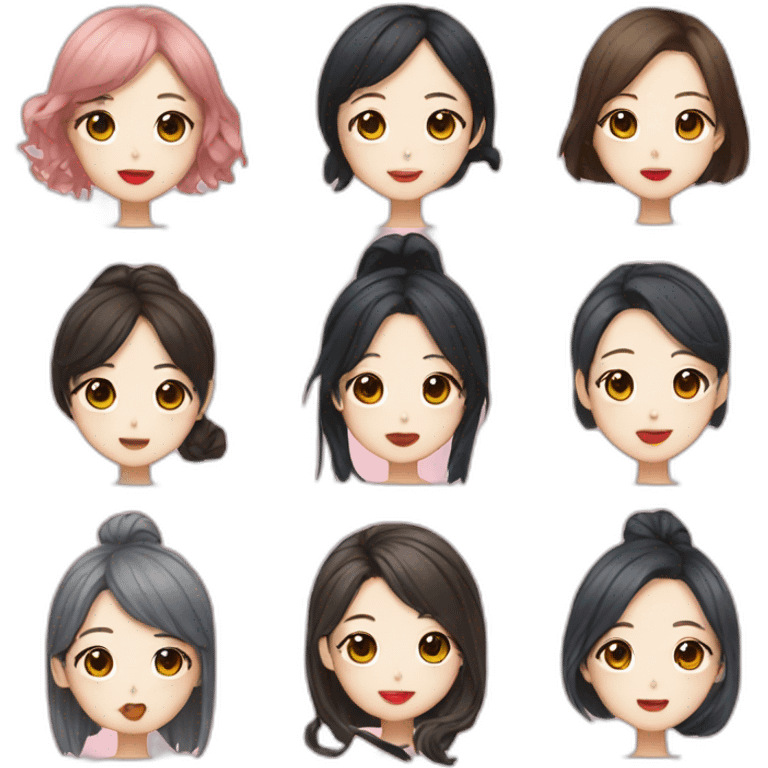 5 Korean Girl Bands emoji