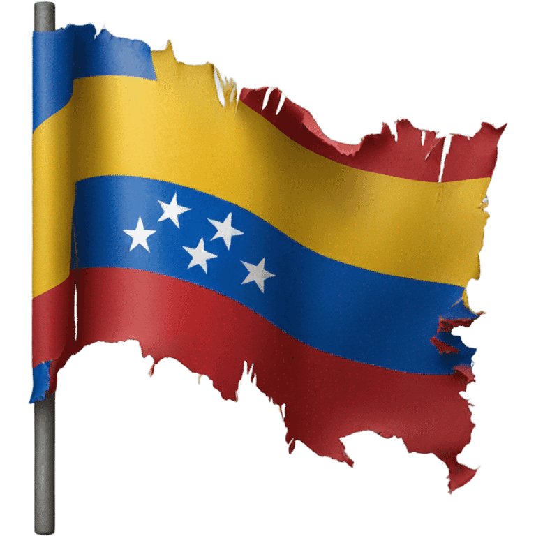 Ripped Venezuelan flag  emoji