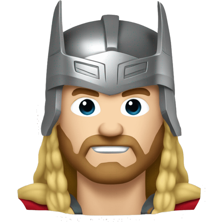 thor using photoshop on a computer emoji