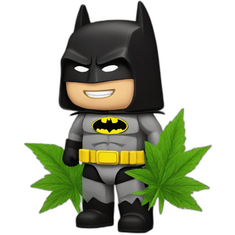 weed batman emoji