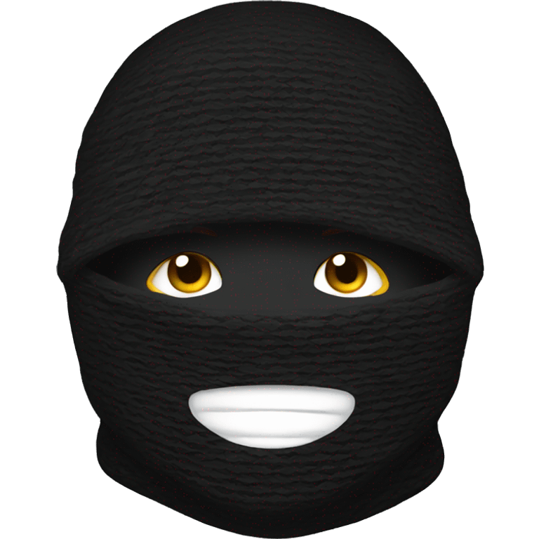 Black Balaclava emoji