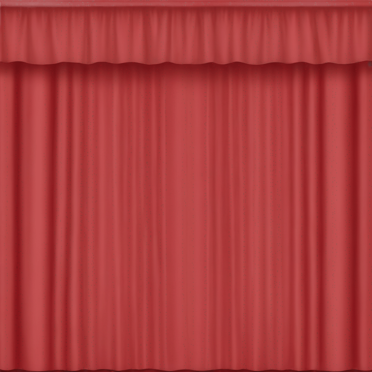 red curtain emoji