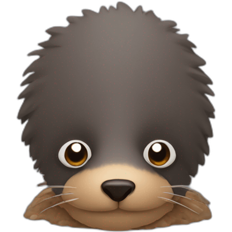 mole flat emoji