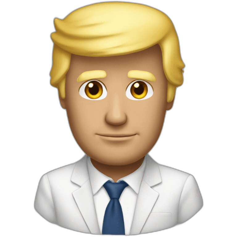 Donald Trump en splip emoji