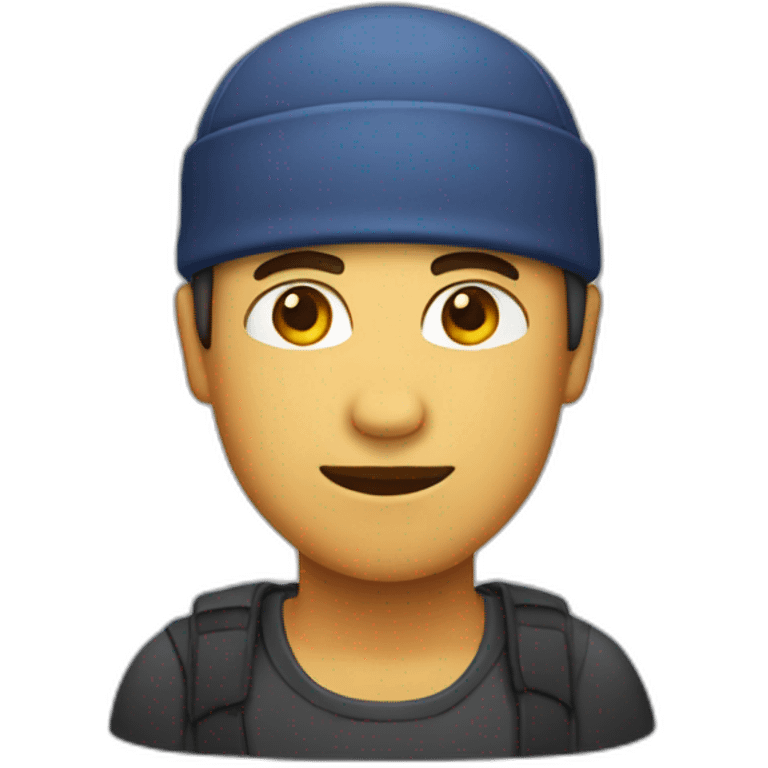 Person with Skullcap emoji