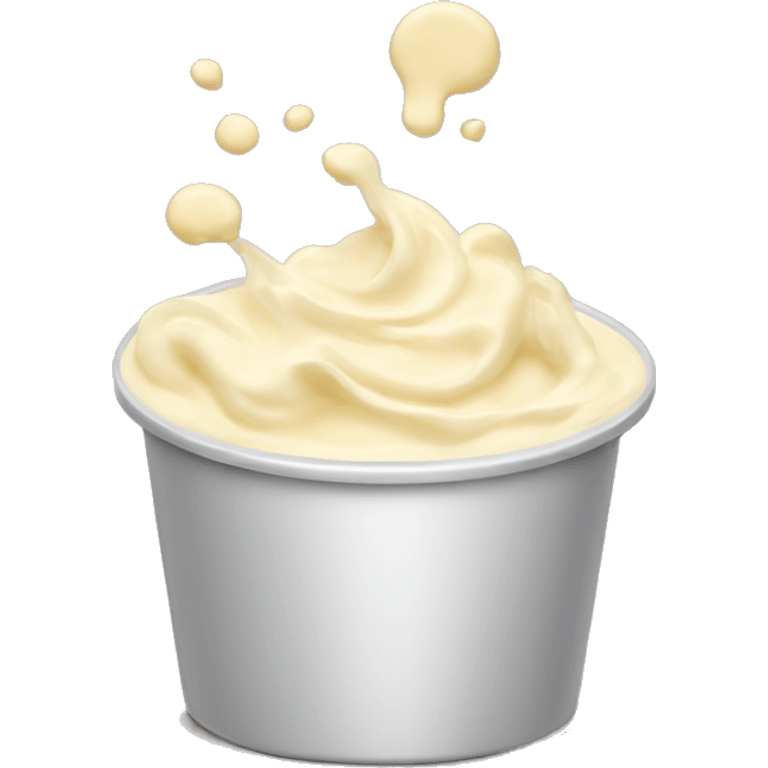 tub of cream emoji