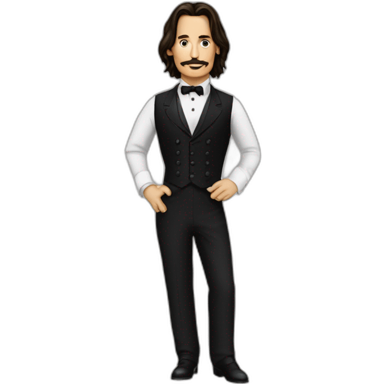 jhonny depp as a waiter emoji