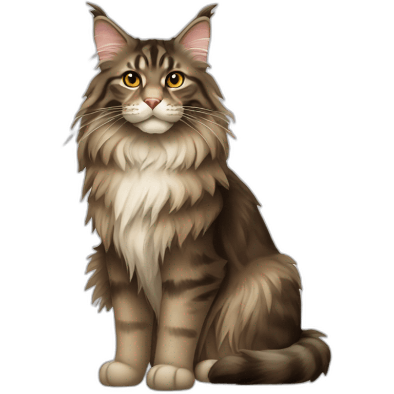 christmas-maine-coon-cat emoji