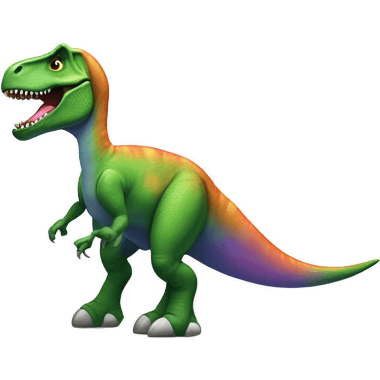 Dinosaur wearing heels emoji