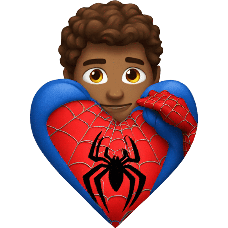 Spiderman heart emoji