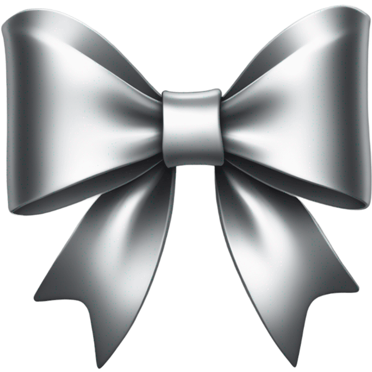 Silver bow emoji