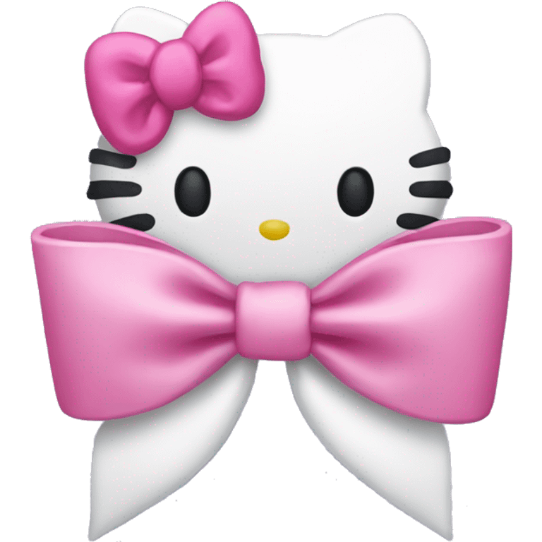 Hello kitty bow  emoji