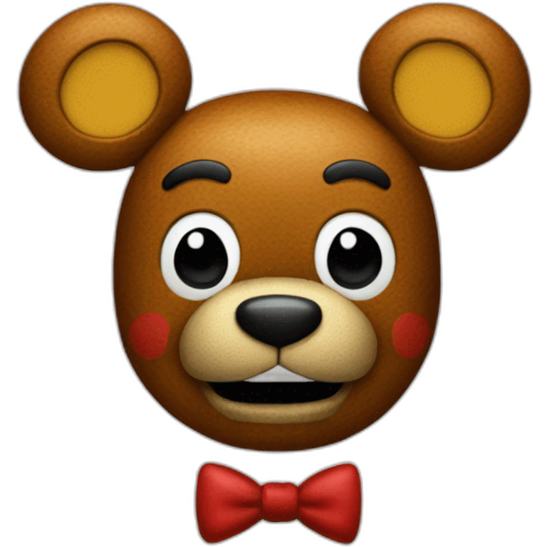 Toy freddy emoji