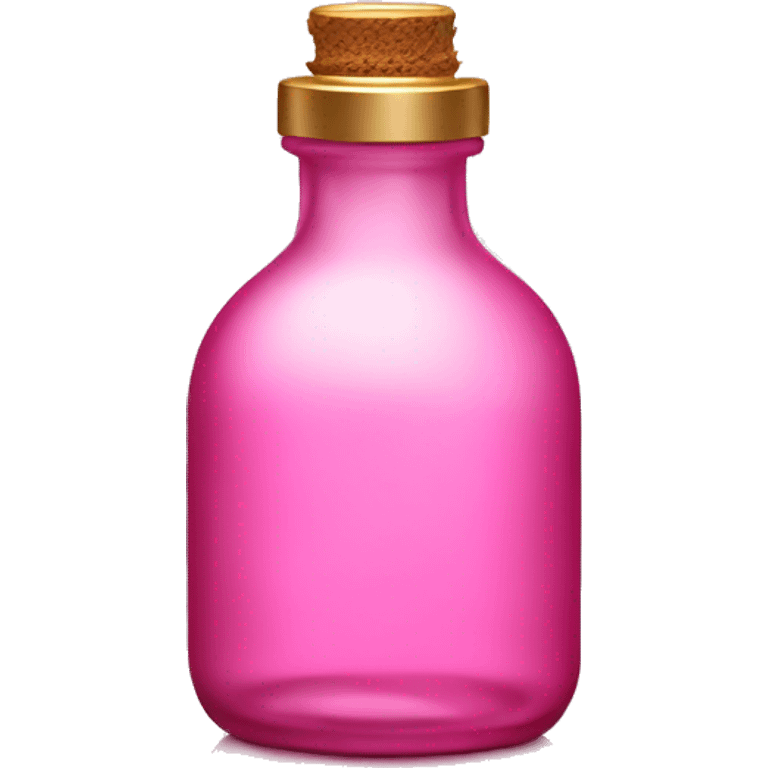 Essential oil pink bottle  emoji