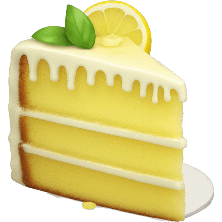 Lemon cake emoji