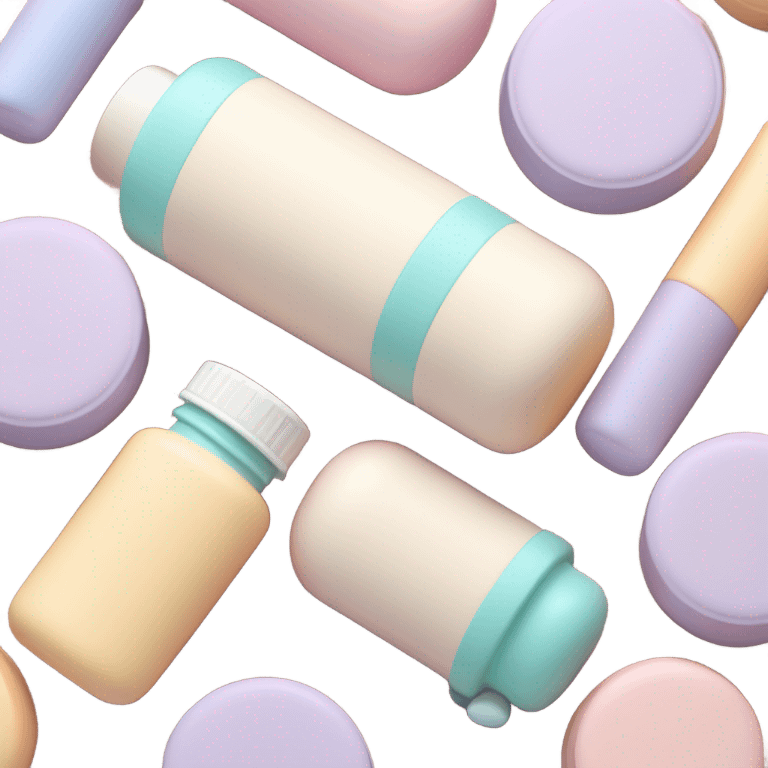 clean girl coded pills emoji